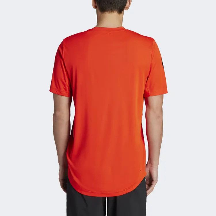 Adidas T-Shirts Men Bold Orange-2