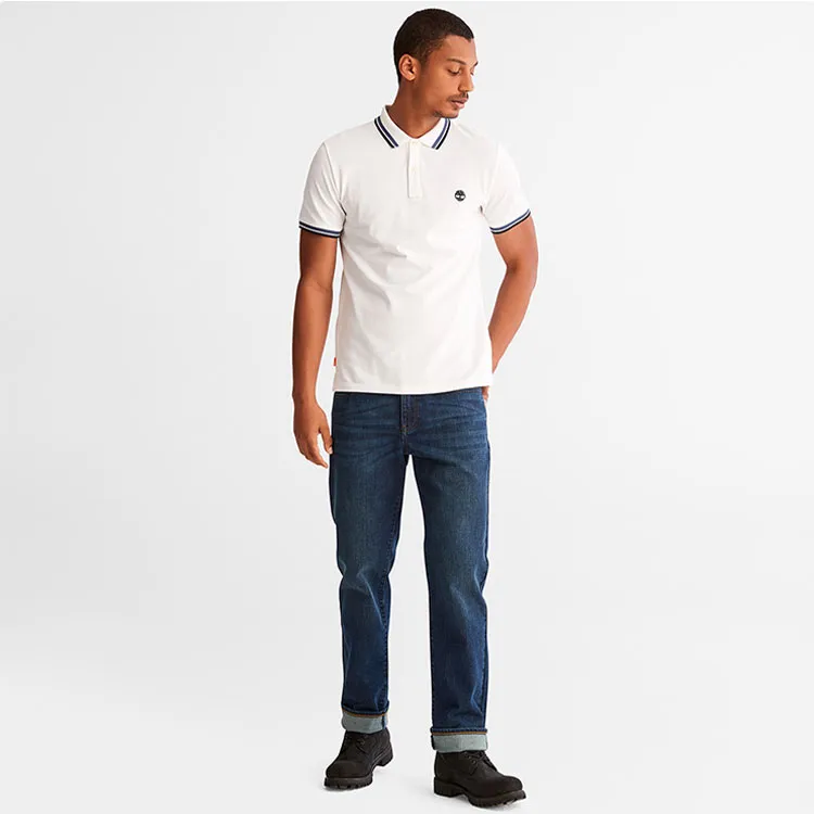 Timberland Polo Shirt Men's White-3
