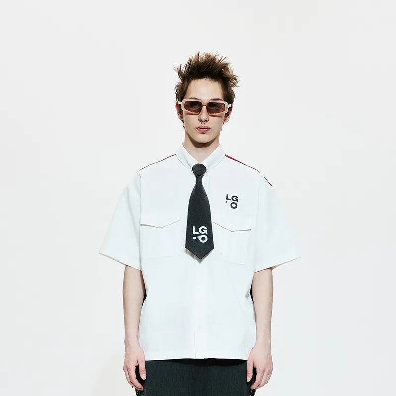 LIFEGOESON Shirts Men White-2