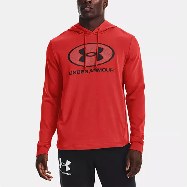 Under Armour Rival Sweatshirts Men Shiny Red-2