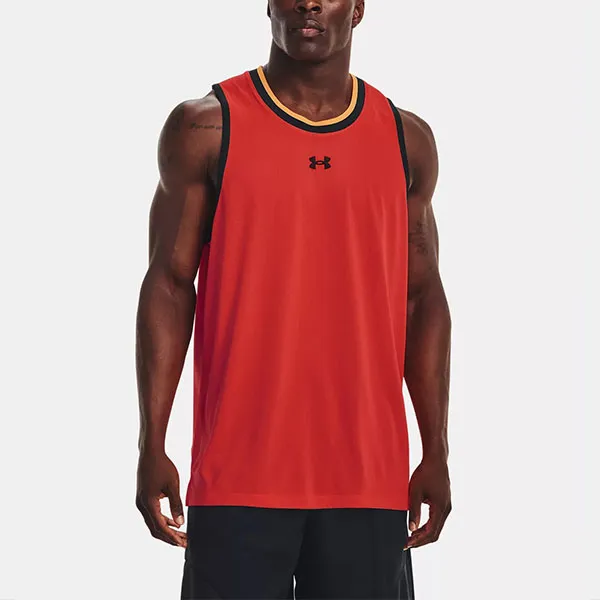 Under Armour Baselin Basketball Jerseys Men's Screw Red-2