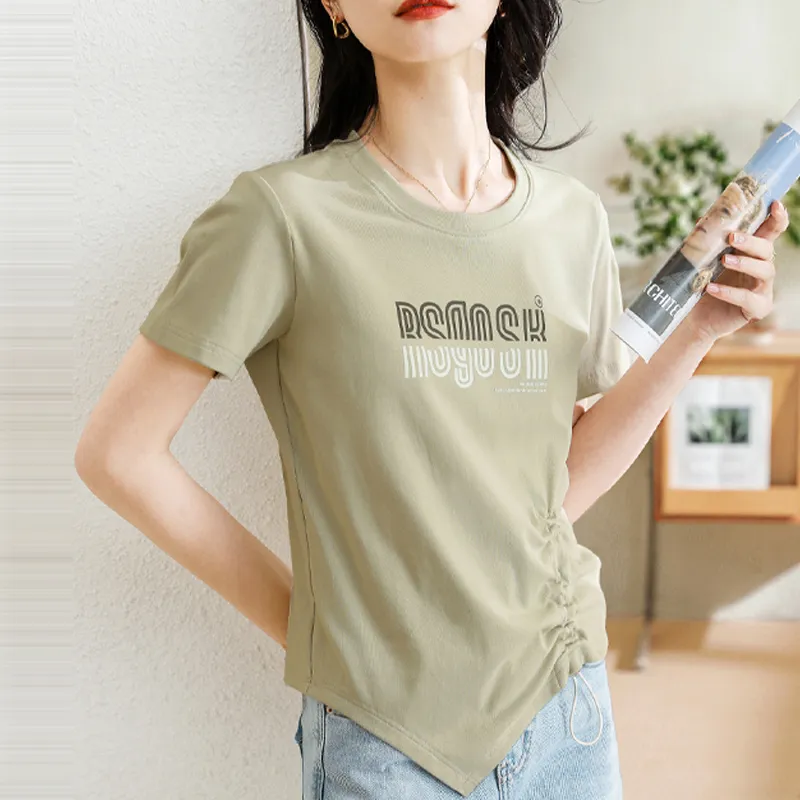 HIPPIEMISS Crop Tops Women's Green-2