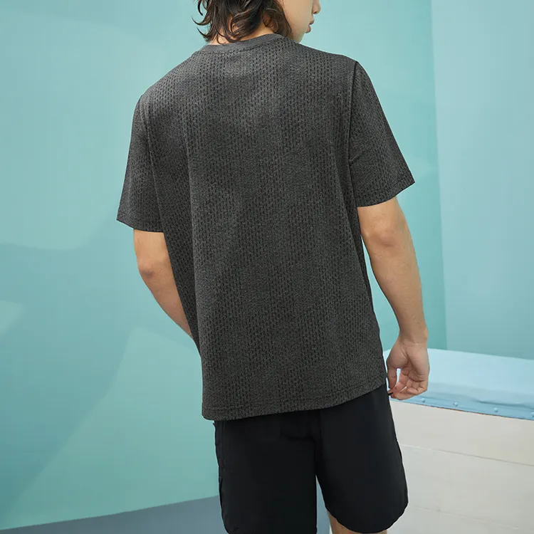 Reebok T Shirt Men's Charcoal Black-2