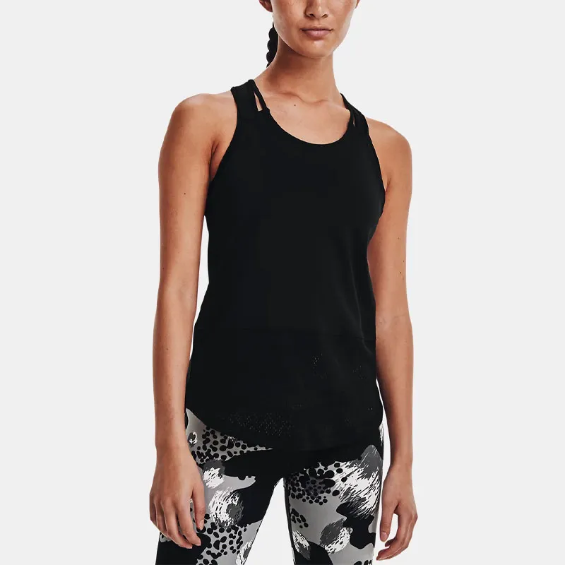 Under Armour Breathelux Sleeveless Sports Shirts Women's Black-2