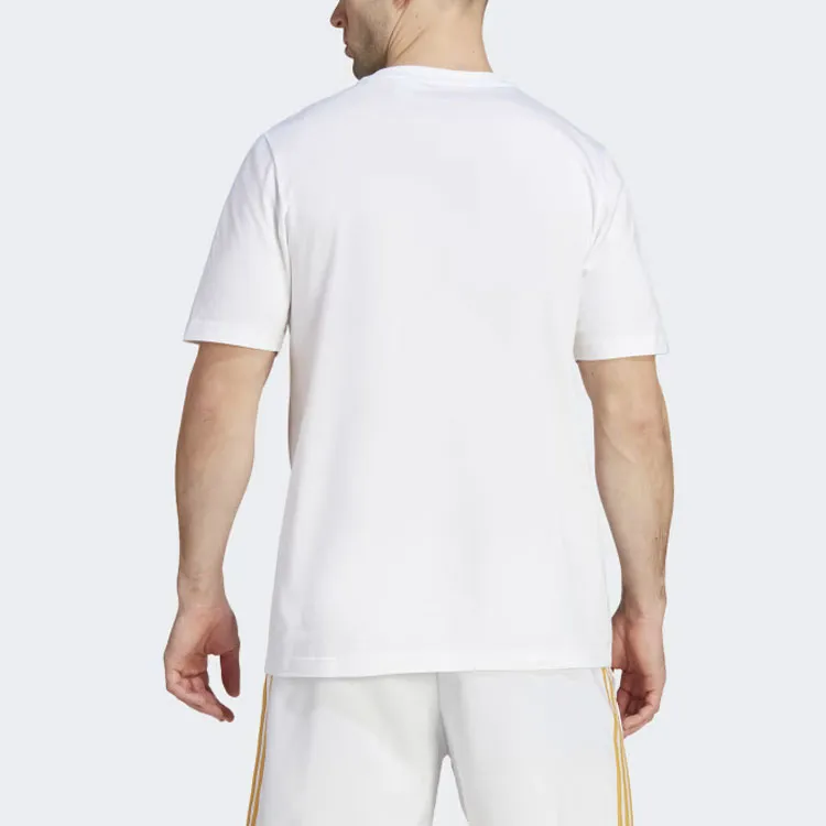 Adidas Real Madrid T-Shirts Men White-2