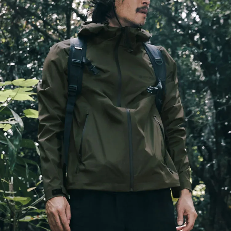 Snow Peak Windbreaker Jackets Unisex Green-2