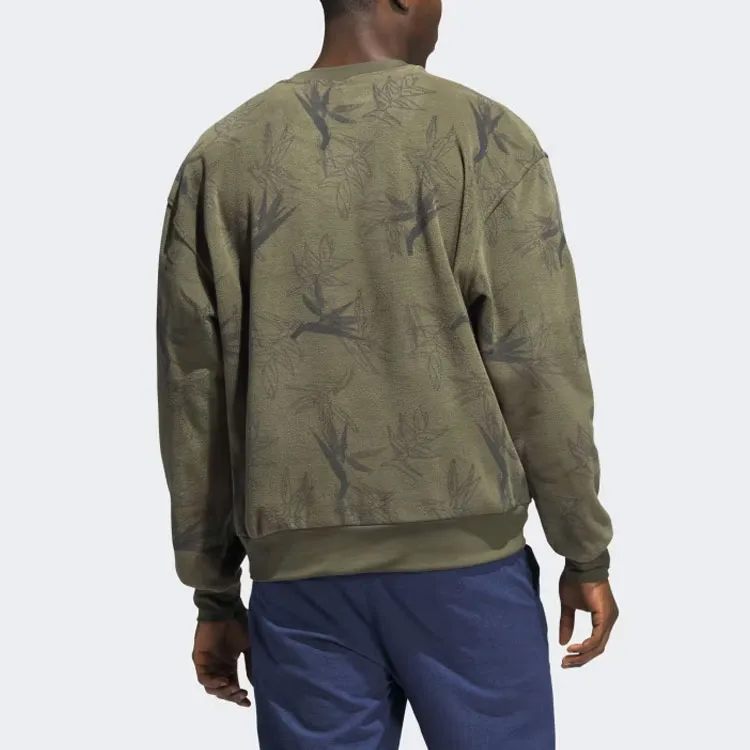 Adidas Sweatshirts Men Olive Green-2