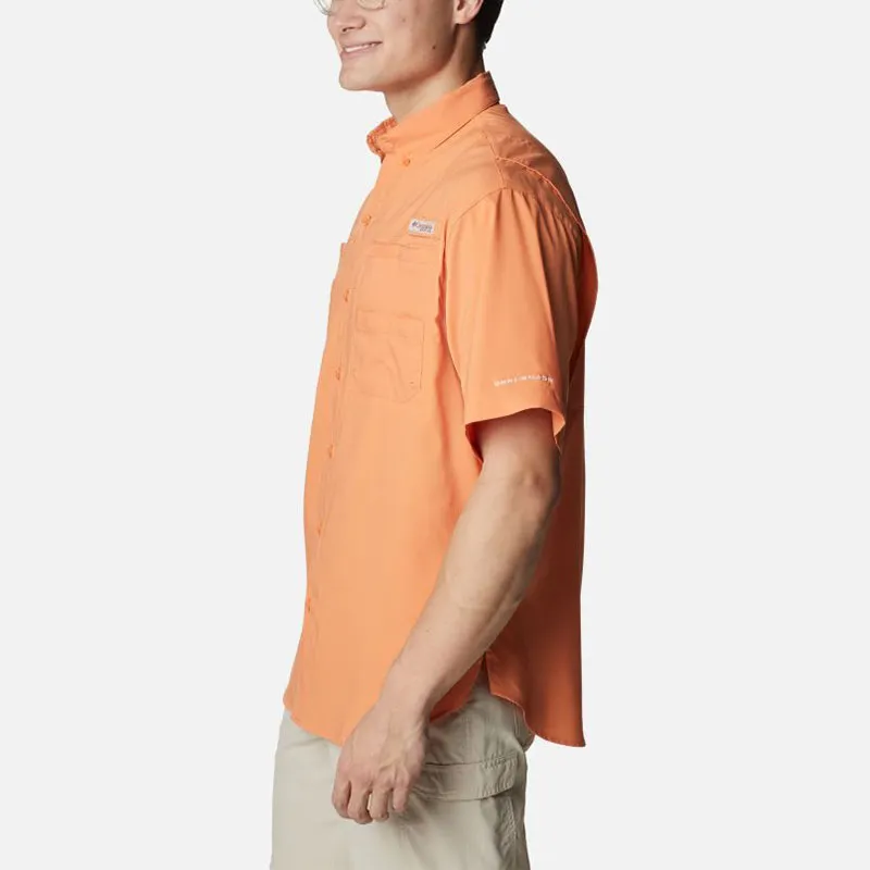 Columbia Shirt Men's Orange Coral-2