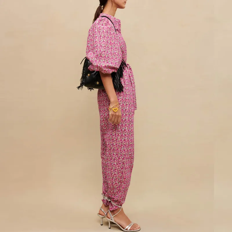 Maje Jumpsuits Women's Rose Red-3