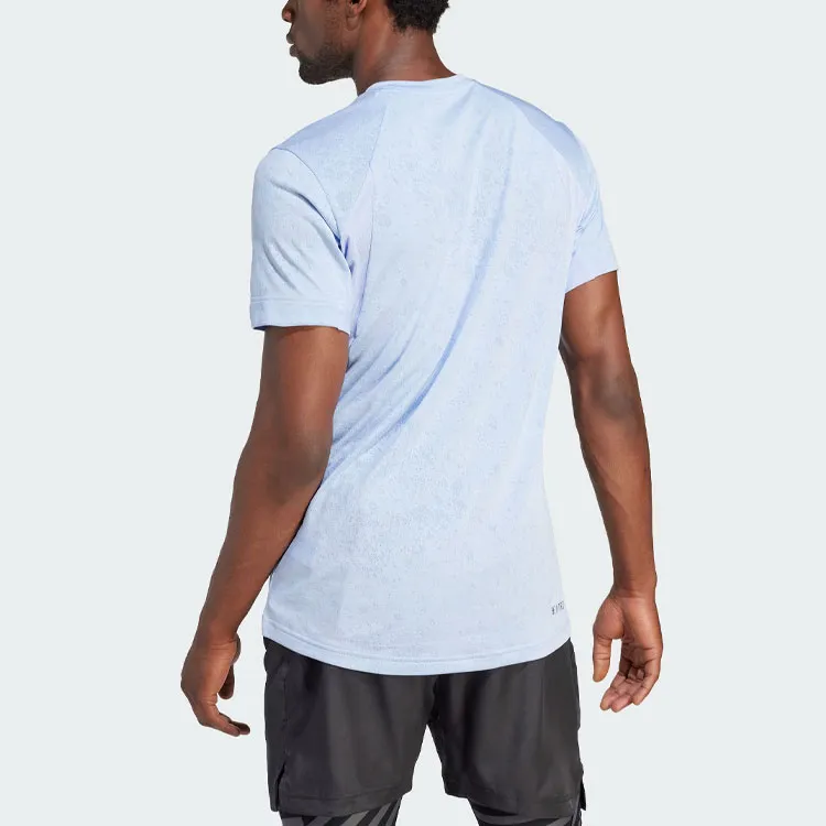 Adidas T Shirt Men's Light Pink Blue-1