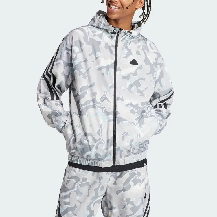 Adidas ALLOVER PRINT Jackets Men Jade White-2