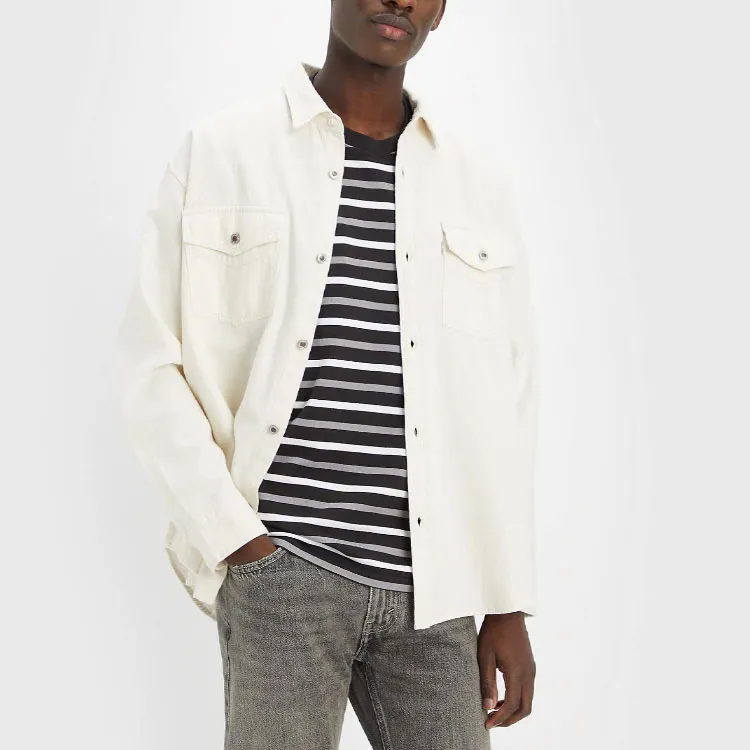 Levis SilverTab Series Shirts Men Ecru-1