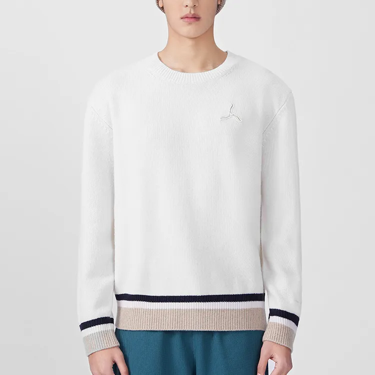 LI NING 1990 Classic Collection Knitwear Men Ecru-2