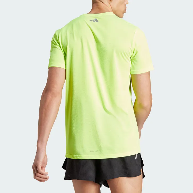 Adidas T Shirt Men's Bright Lemon-2