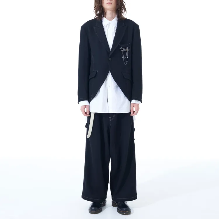 Yohji Yamamoto Jacket Unisex Black-2