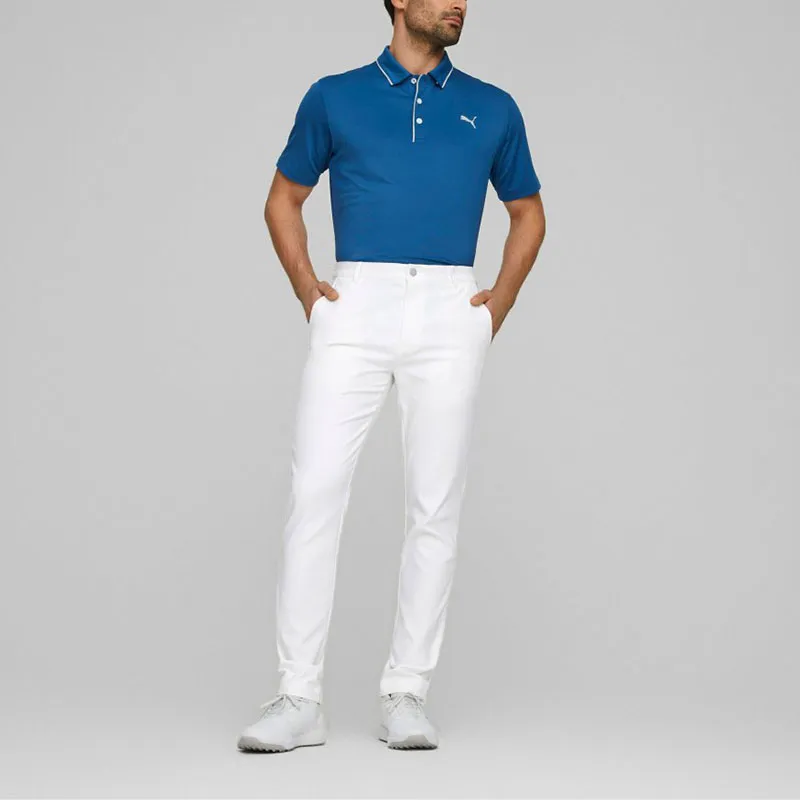 PUMA Golf Dealer Tailored Casual Pants Men White-4