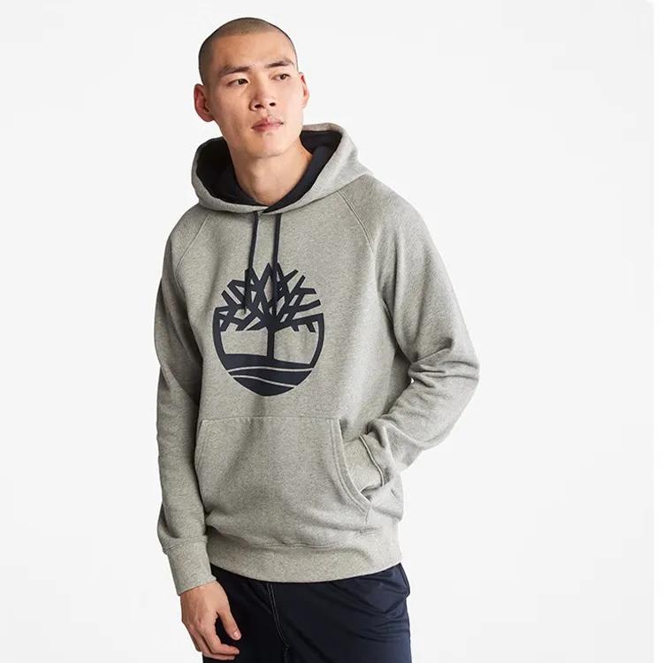 Timberland Sweatshirts Men Medium Heather Gray-3