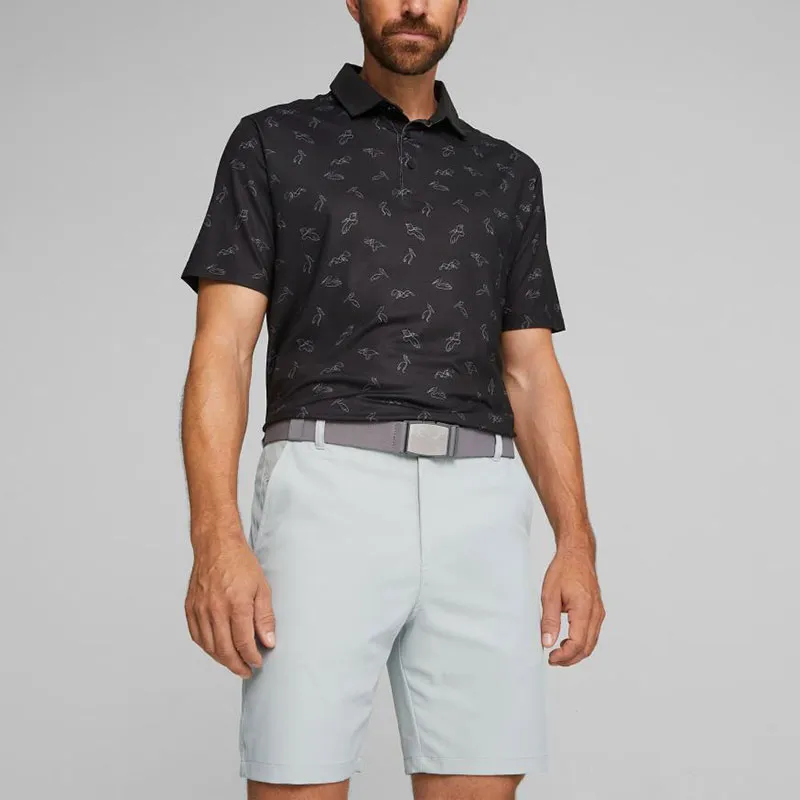 PUMA Golf Polo Shirts Men Black-2
