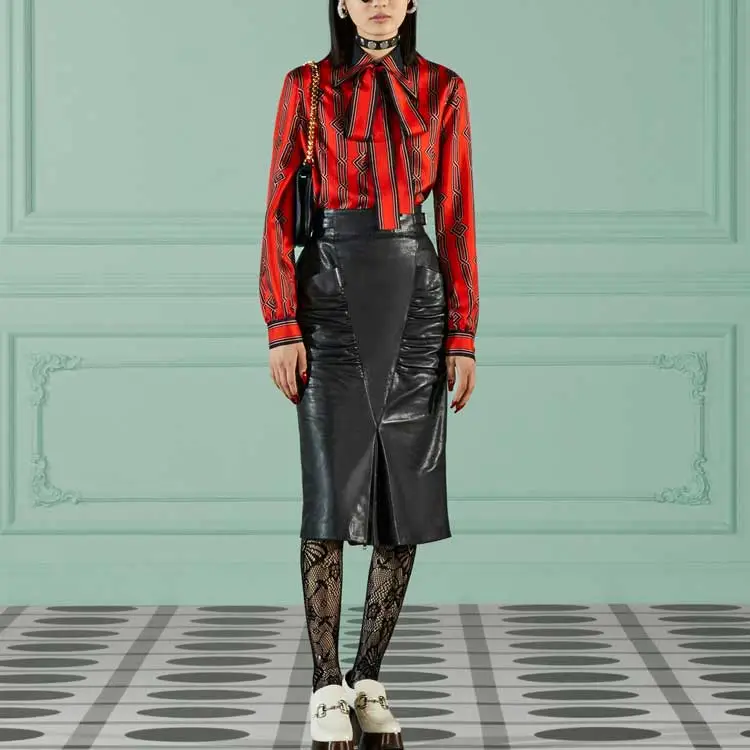 GUCCI Shirts Women's Red-1
