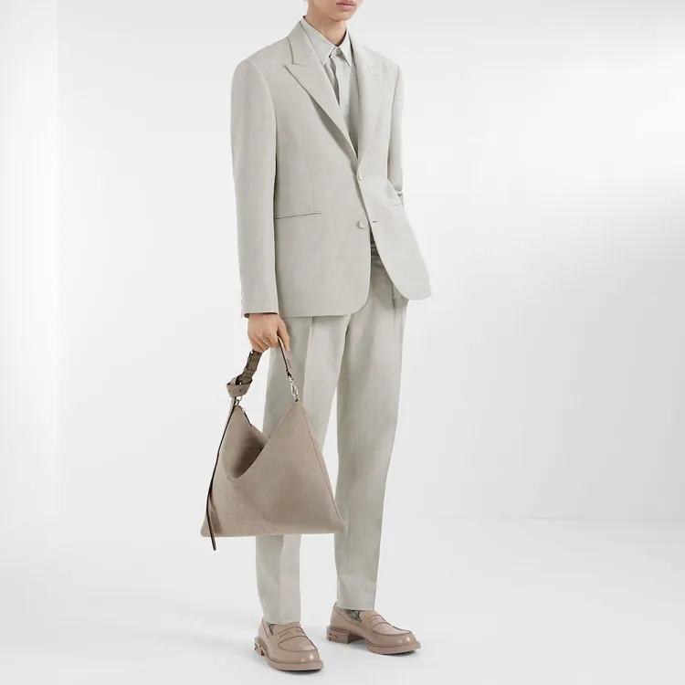 FENDI Logo Jacquard Single Breasted Jacket-2
