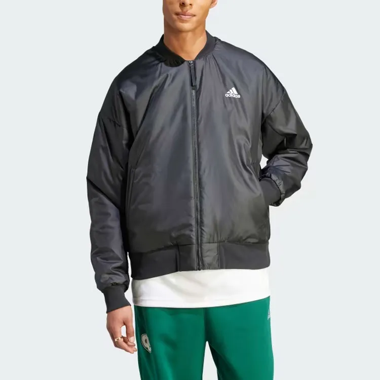 Adidas BRAND LOVE Brand Love Bomber Jacket Jacket Men's Black-3