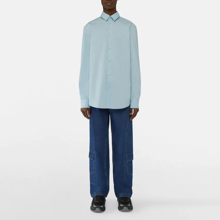 TRUSSARDI Shirts Men Blue-1