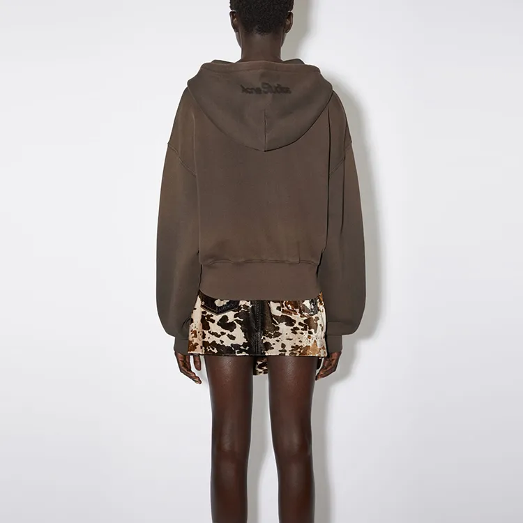 Acne Studios Dyed Zippered Jacket Lumber Brown-1