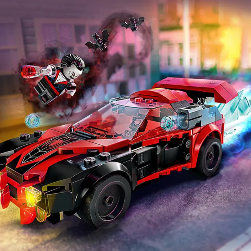 LEGO Miles Morales Vs. Morbius Building Blocks 76244-2