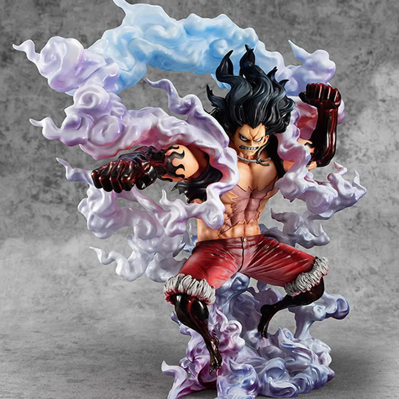 MegaHouse Monkey D. Luffy POPMAX One Piece 4 Speed Snake Man Scale Figures-4