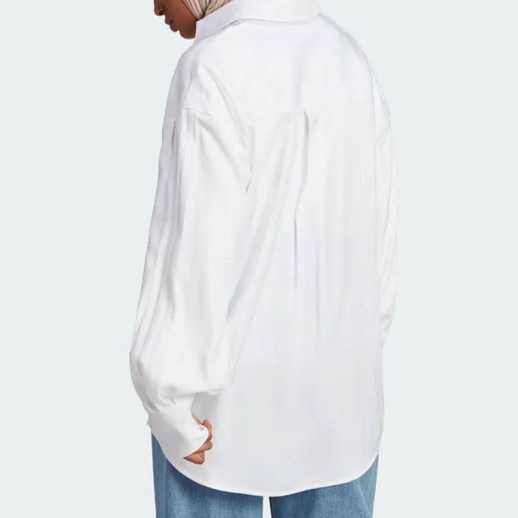 Adidas Originals 3 Stripes Shirt Women's White-1