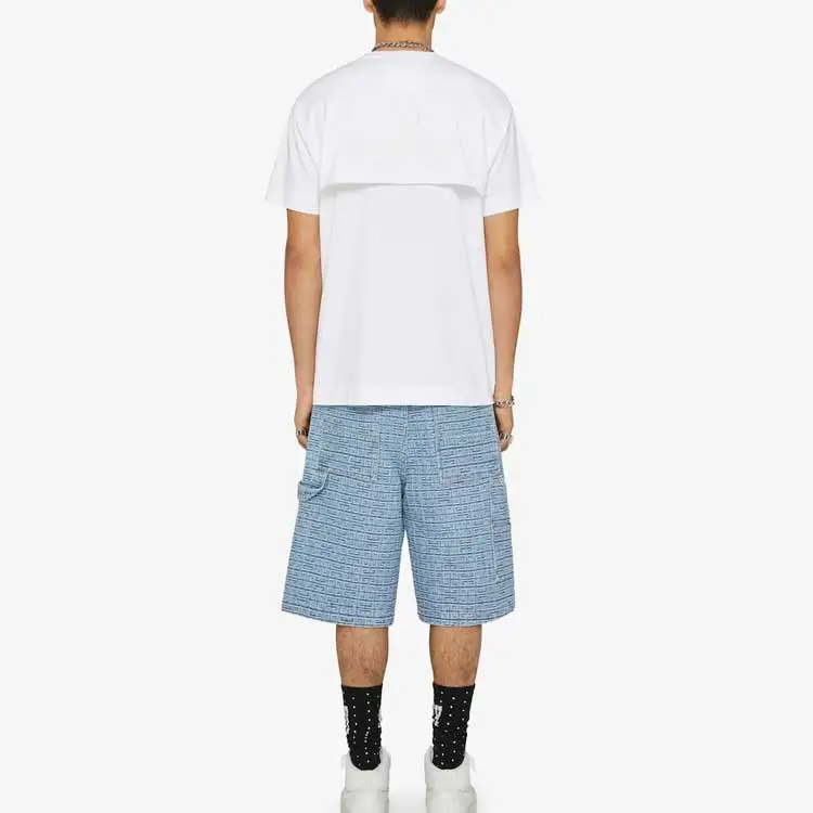 Givenchy 4G Denim Carpenter Bermuda Shorts-2