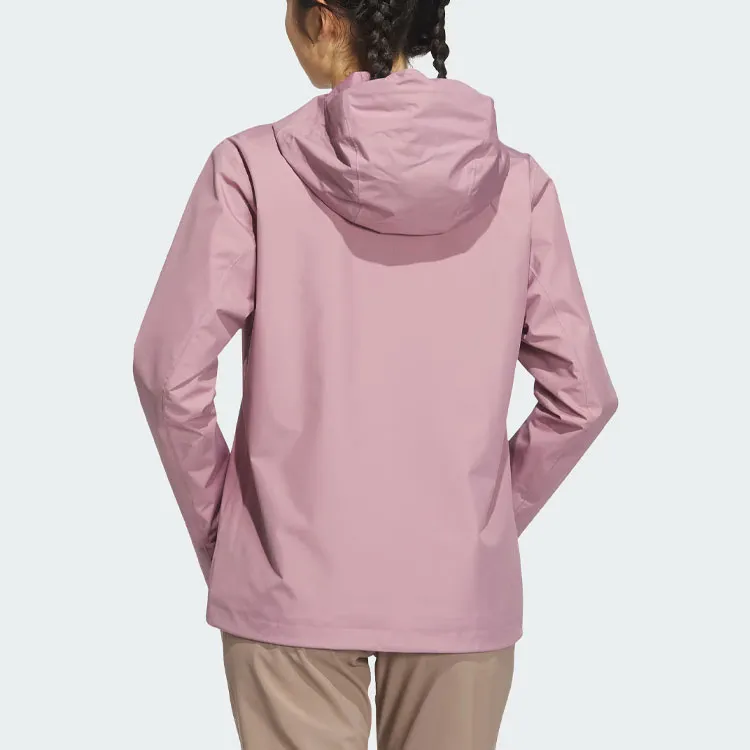 Adidas Waterproof And Windproof Windbreaker Jacket Women's Enchanted Purple Pink-2