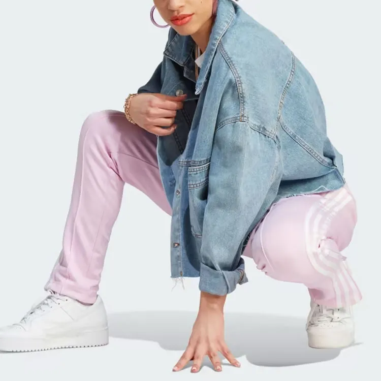 Adidas Women's Adicolor Superstar Track Tracksuit Bottoms Orchid Fusion-3