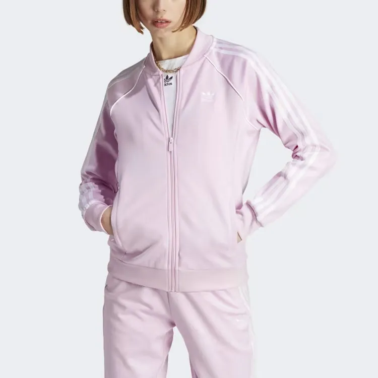 Adidas Women's Adicolor Classics Superstar Track Top Orchid Fusion-1