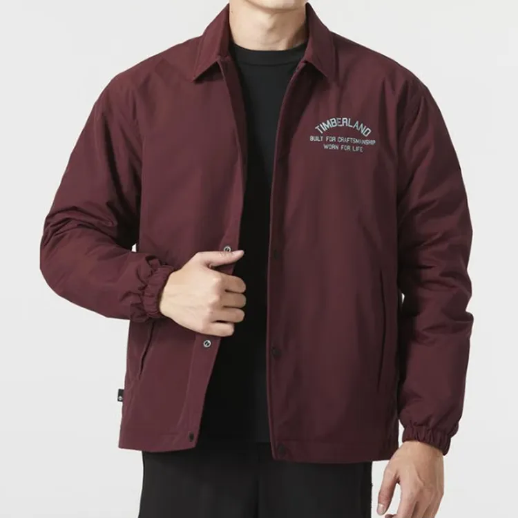 Timberland Jackets Men Dark Red-3