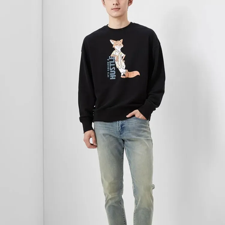 GAP Sweatshirts Men Black-1