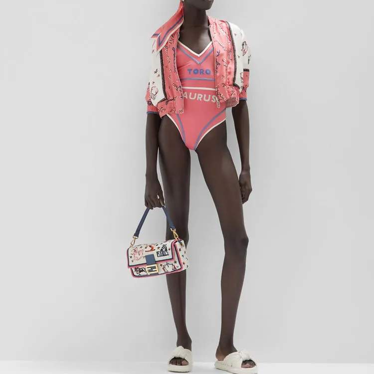 FENDI One-Piece Swimsuits Women's Pink-3