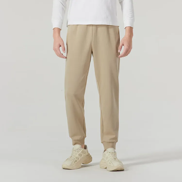 Skechers Colorful Sports Pants Men Beige Brown-1