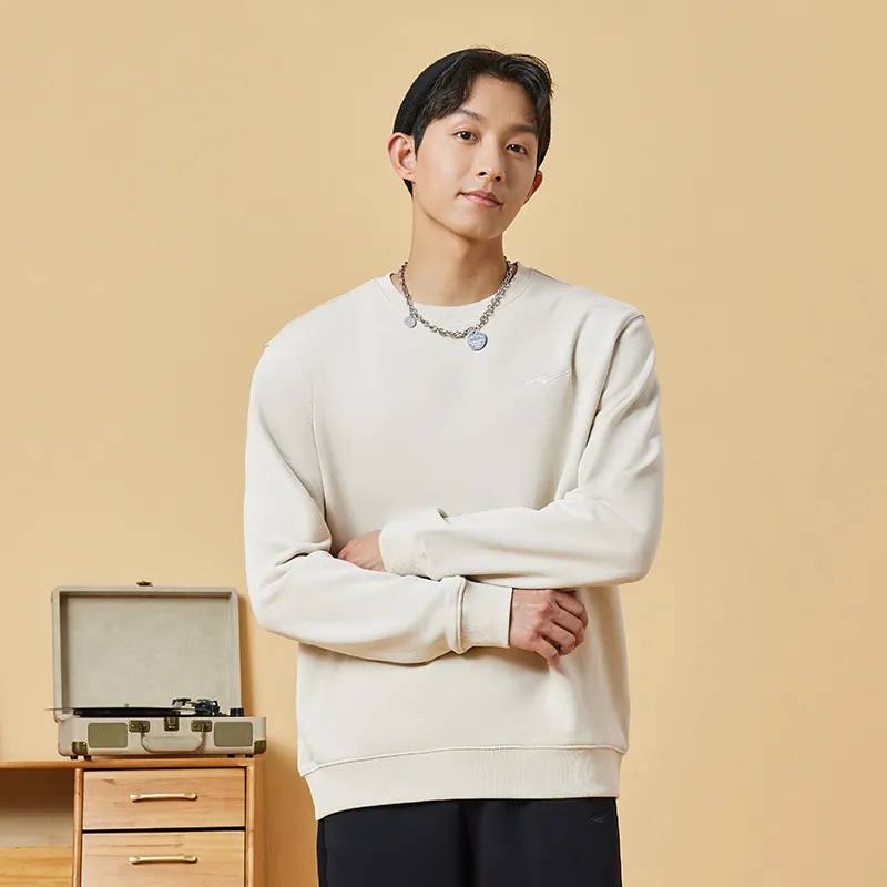 Erke Sweatshirt Men's Khaki Gray-2