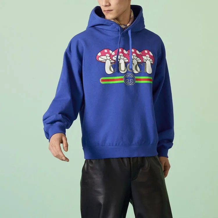 GUCCI Jersey Hooded Sweatshirt-3