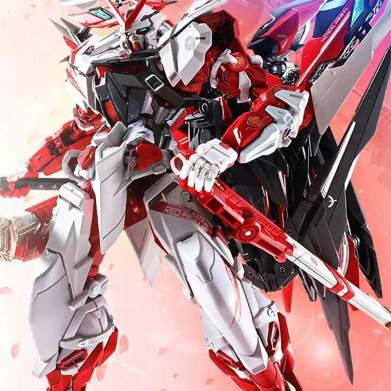 BANDAI Metal Build Gundam Astray Redframe Kai Alternative Strike Ver. Figure White Action Figure White & Red-3