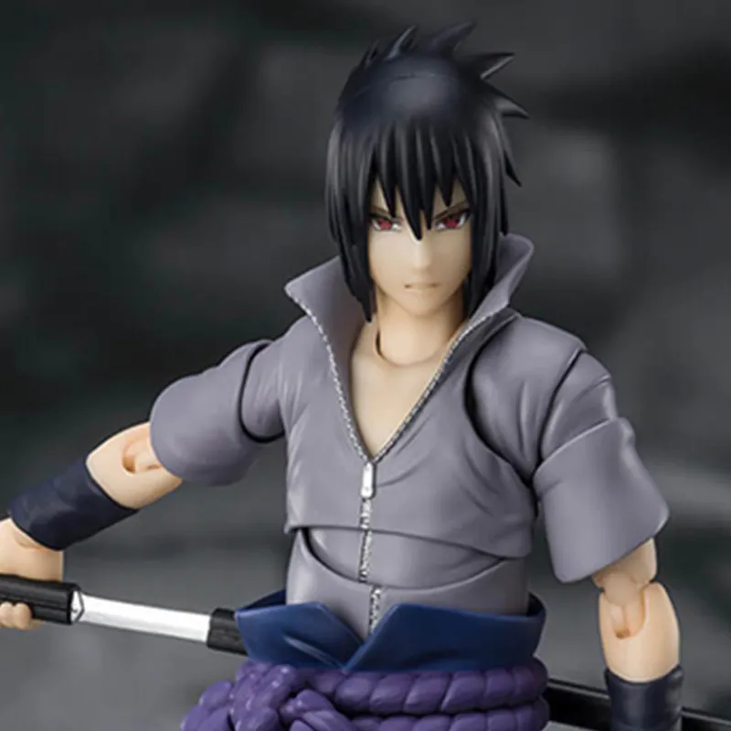 BANDAI Spirits Naruto S.H. Figuarts Sasuke Uchiha  He Who Bears All Hatred Action Figure-3