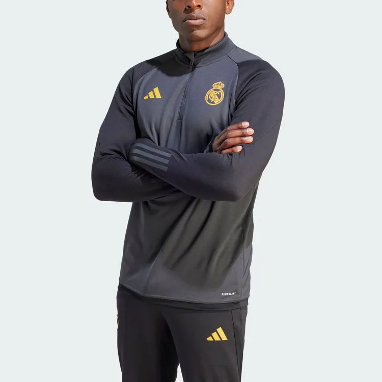 Adidas Real Madrid Real Madrid Tiro 23 Top Sweatshirt Men's Carbon Black-1