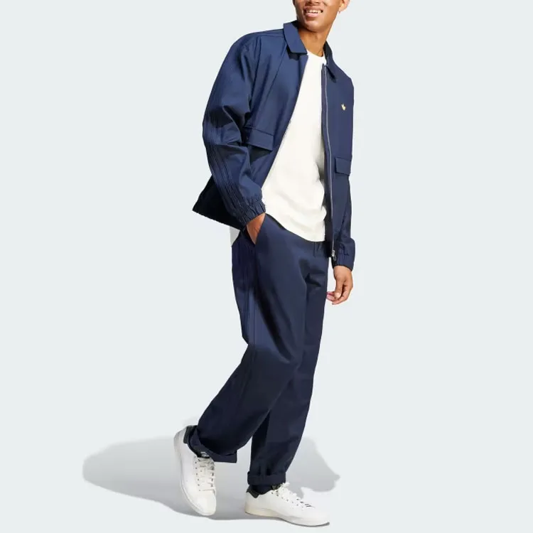 Adidas Originals Casual Pants Men's Ink Blue-3