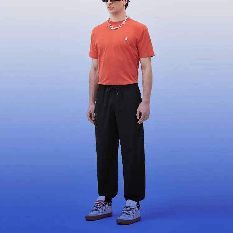 Marcelo Burlon Logo Embroidered Drawstring Track Pants-2
