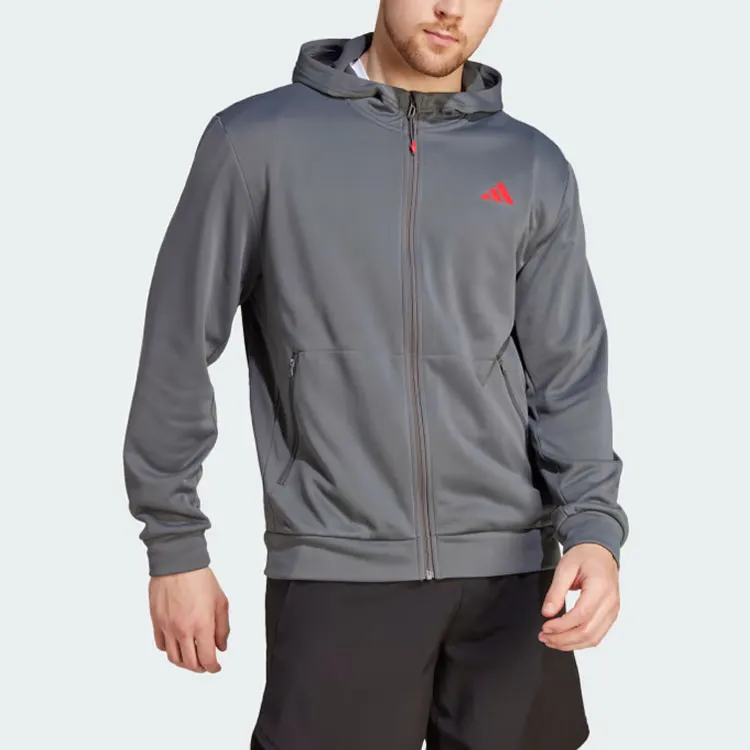 Adidas Essential Sweatshirts Men Gray-1
