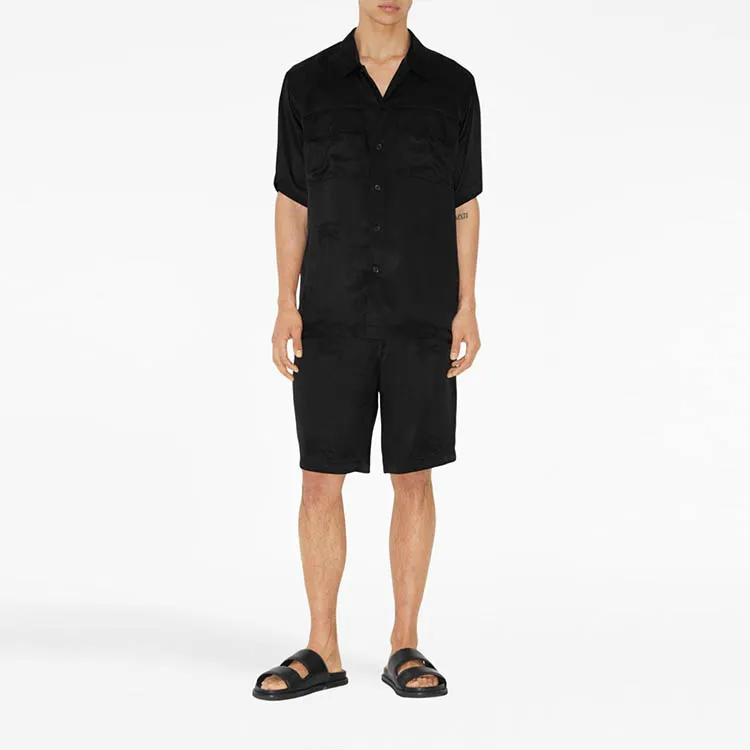 Burberry Ekd Silk Shorts-1