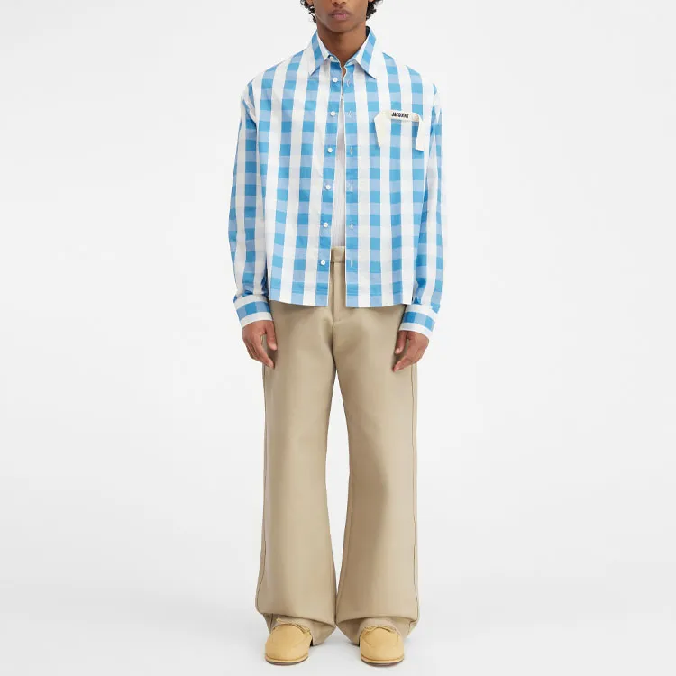 Jacquemus Shirts Men Light Blue-1