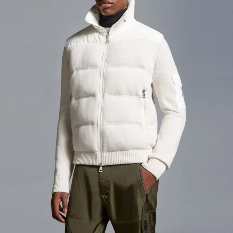 Moncler Knitted Wool Quilted Jacket-2