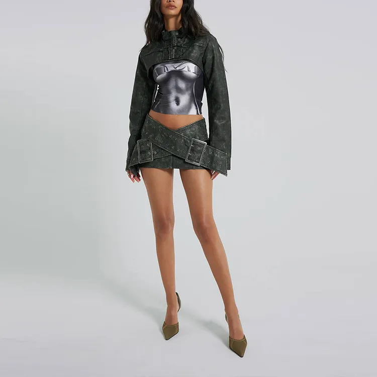 Jaded London FW23 Jackets Coats Women's Black-1